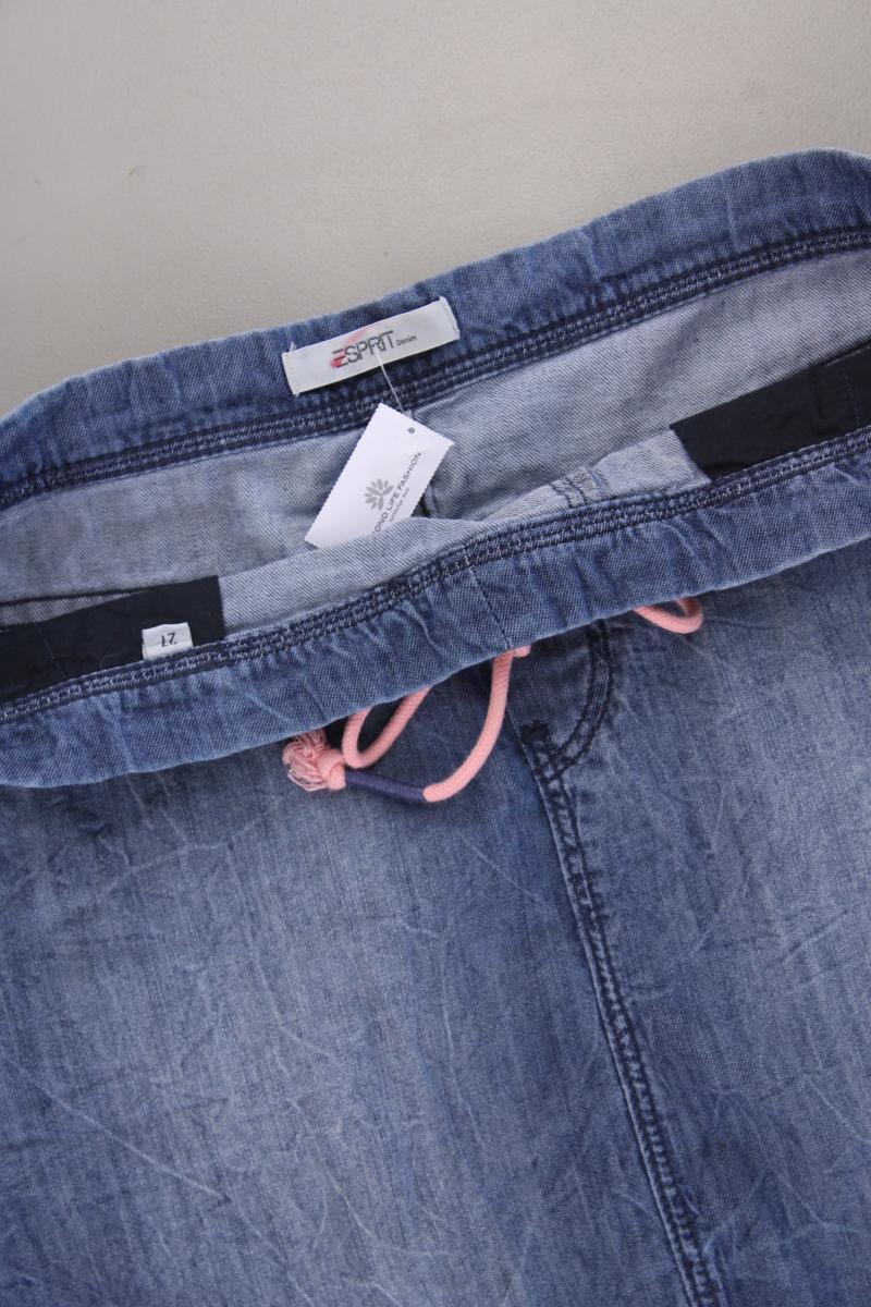 Esprit Jeansrock Gr. W27 blau aus Baumwolle