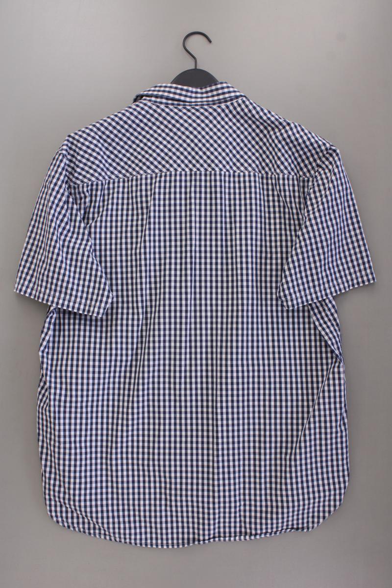 Carhartt Karohemd für Herren Gr. XXL kariert Kurzarm blau aus Baumwolle