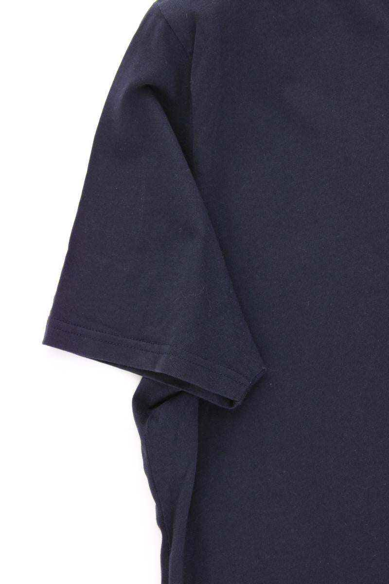 Roger Kent Shirt für Herren Gr. 56 Kurzarm blau aus Baumwolle