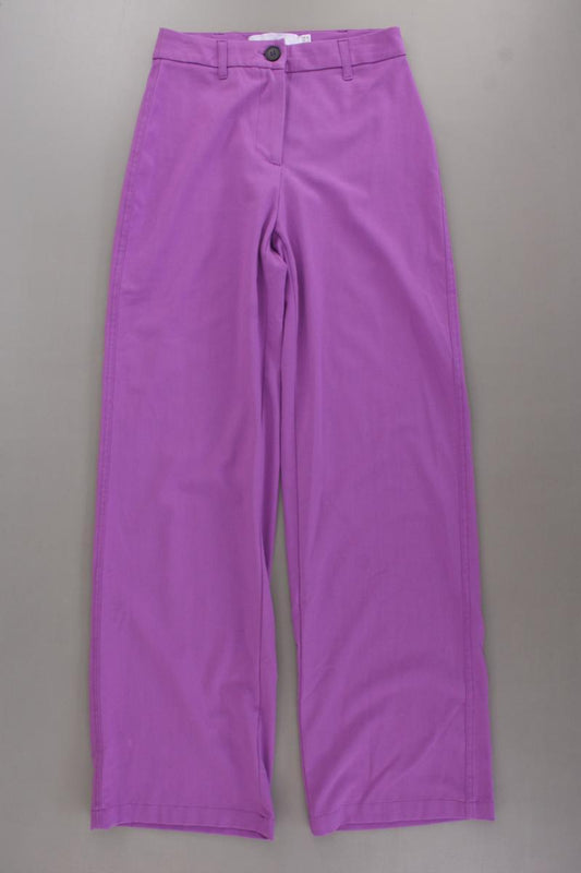 Bershka Stoffhose Gr. 34 lila aus Polyester