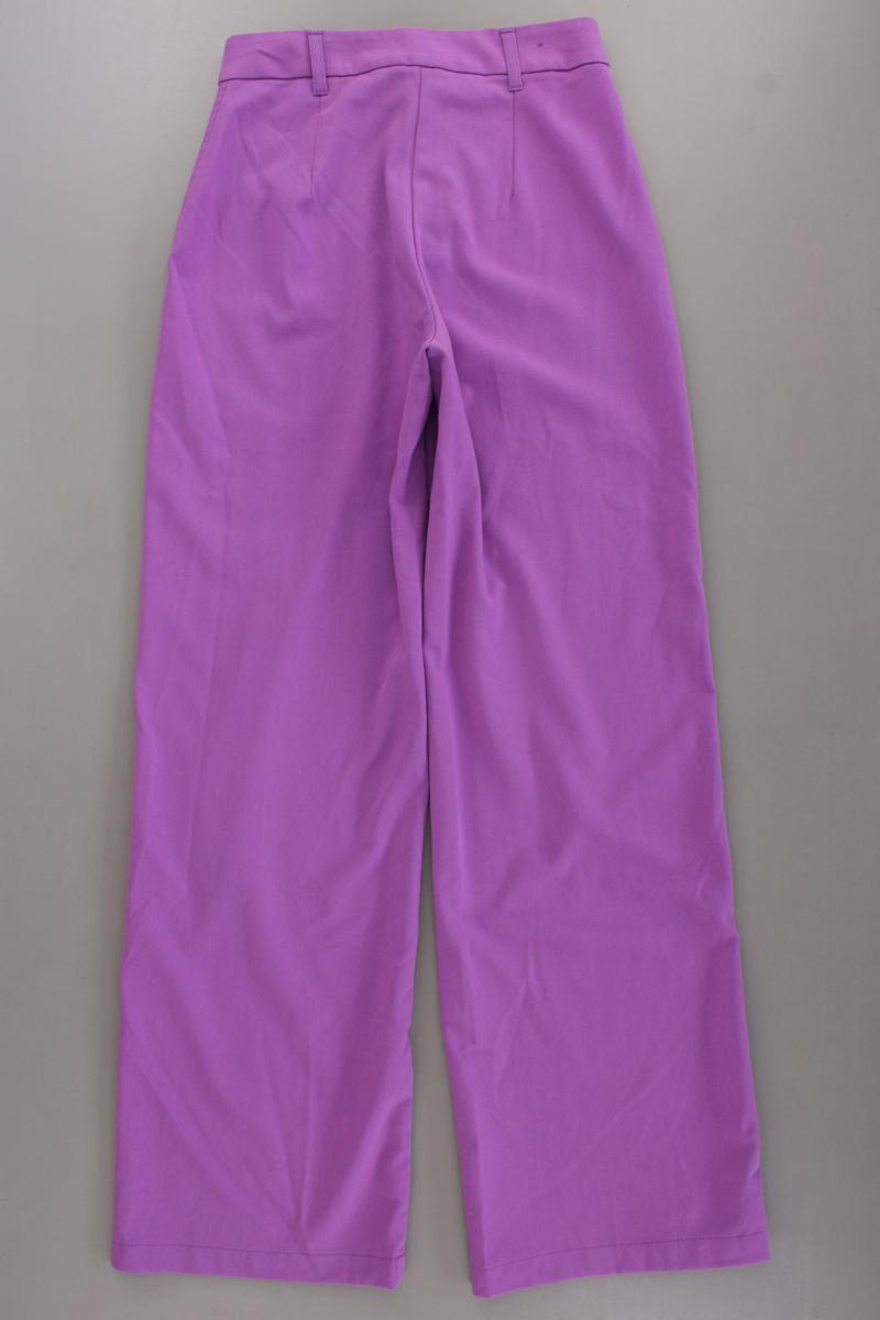 Bershka Stoffhose Gr. 34 lila aus Polyester