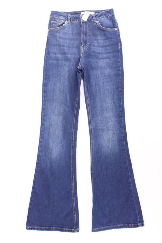 NA-KD Jeans Schlaghose Gr. 36 blau aus Baumwolle