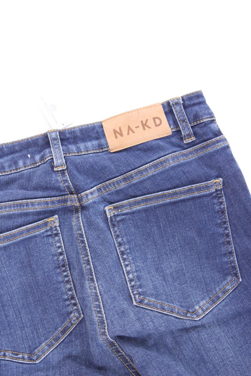 NA-KD Jeans Schlaghose Gr. 36 blau aus Baumwolle