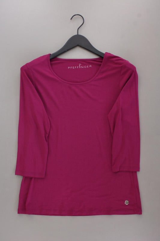 Pfeffinger Classic Shirt Gr. 38 neuwertig 3/4 Ärmel lila aus Viskose