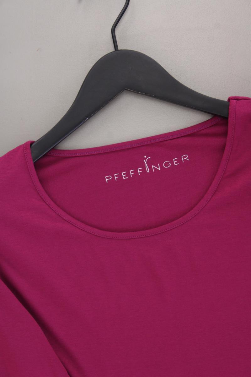 Pfeffinger Classic Shirt Gr. 38 neuwertig 3/4 Ärmel lila aus Viskose