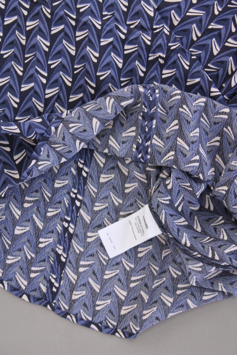 someday. Bluse Modell Zorma Ethnic Gr. M geometrisches Muster Kurzarm blau