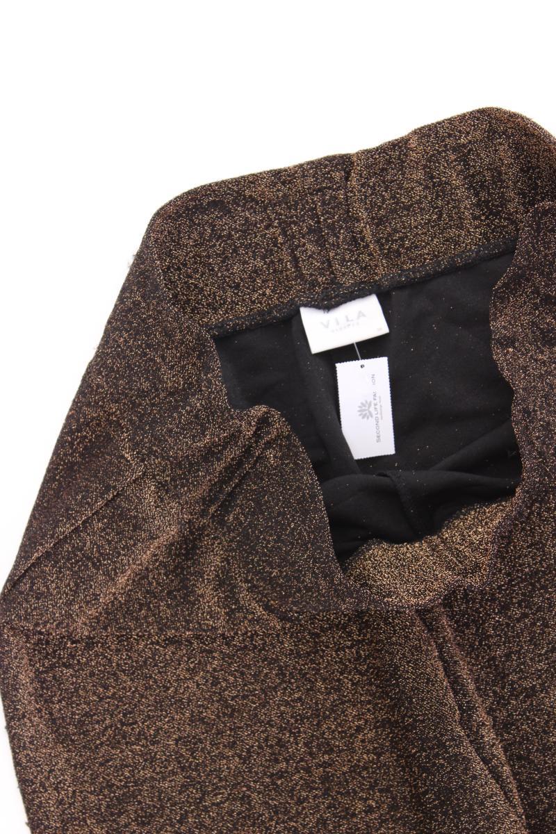 Vila Stretchhose Gr. 38 mit Glitzer gold