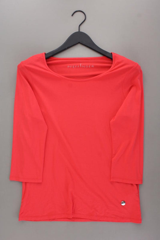 Pfeffinger Classic Shirt Gr. 38 neuwertig 3/4 Ärmel rot aus Viskose