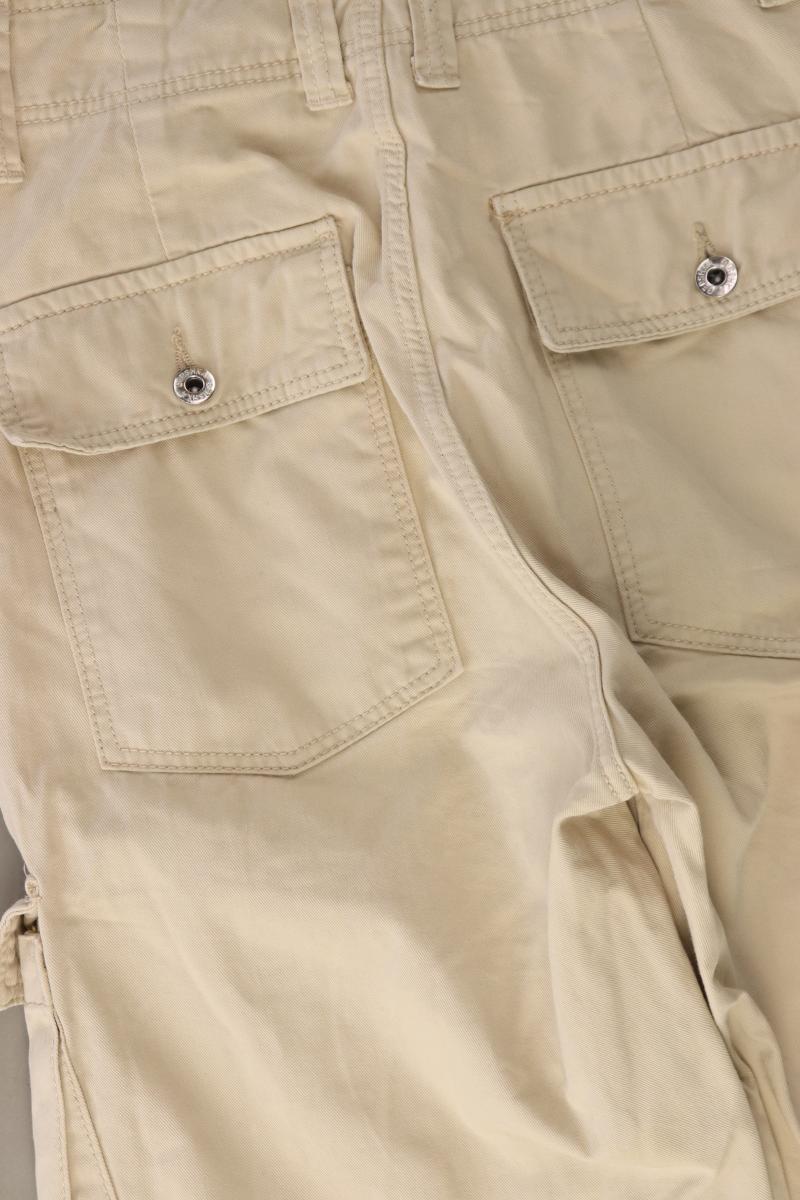 Bershka Cargohose Gr. 32 creme aus Baumwolle
