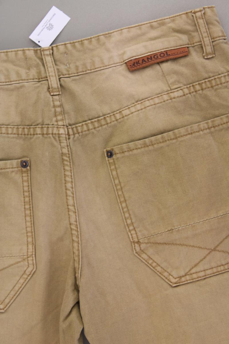 Kangol Hose für Herren Gr. W32/L34 braun aus Baumwolle