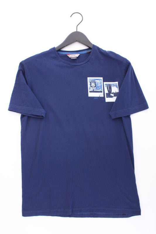 Esprit T-Shirt für Herren Gr. L Kurzarm blau