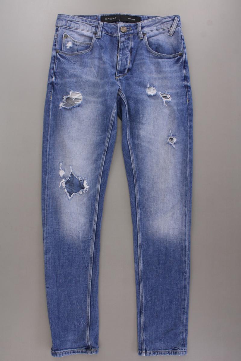 Gabba Straight Jeans für Herren Gr. W30/L32 Modell Rey blau aus Baumwolle