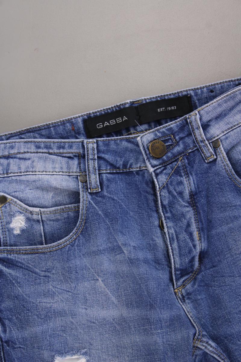 Gabba Straight Jeans für Herren Gr. W30/L32 Modell Rey blau aus Baumwolle