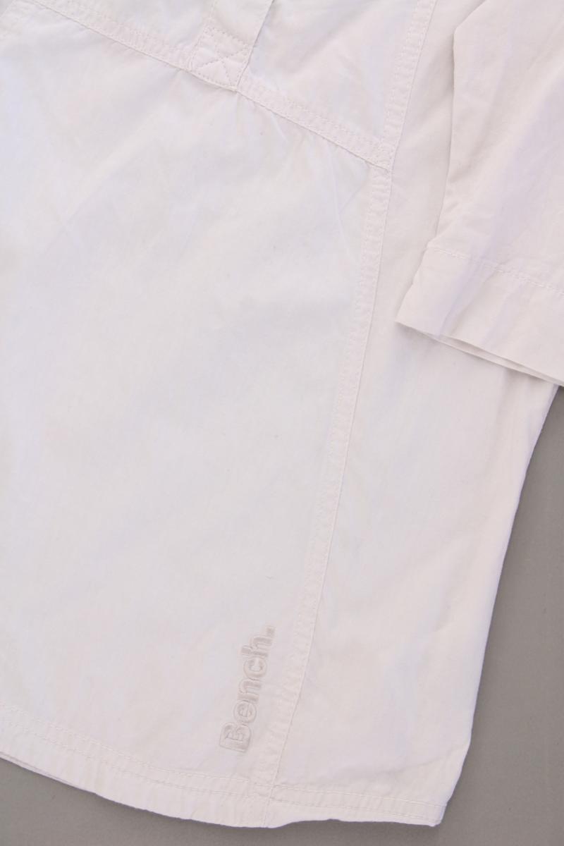 Bench Kurzarmbluse Gr. M creme aus Baumwolle