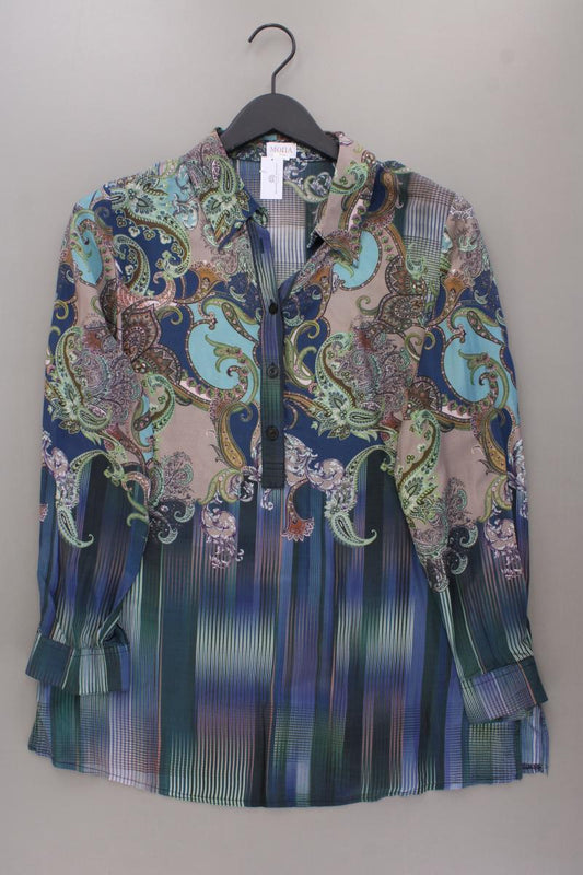 Mona Langarmbluse Gr. 44 mit Paisleymuster mehrfarbig