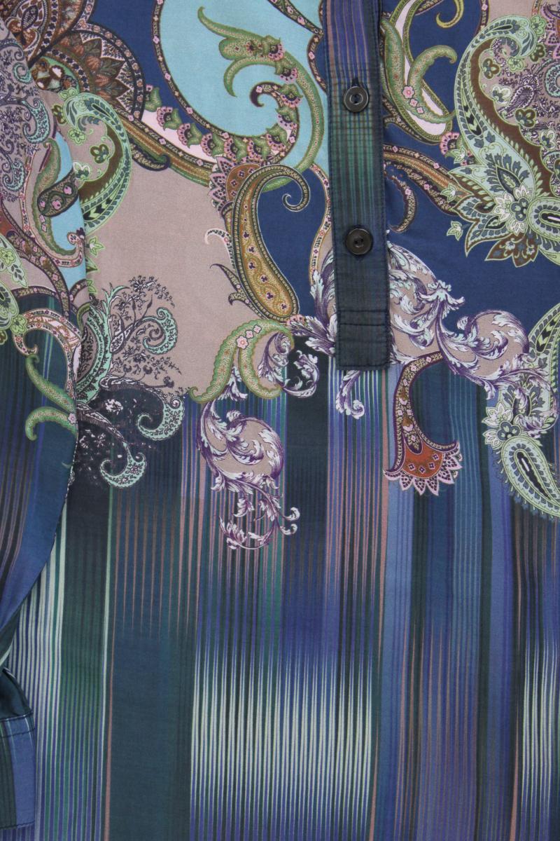 Mona Langarmbluse Gr. 44 mit Paisleymuster mehrfarbig