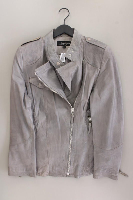 C&A Lederjacke Gr. 46 grau