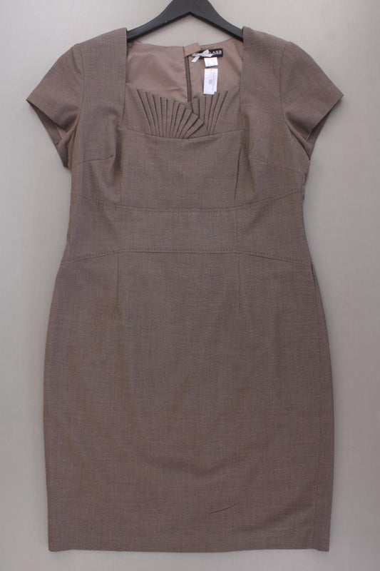 Class International Bleistiftkleid Gr. 44 neuwertig Kurzarm braun aus Polyester