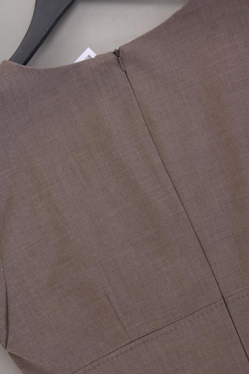 Class International Bleistiftkleid Gr. 44 neuwertig Kurzarm braun aus Polyester