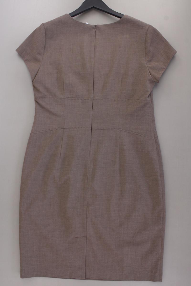 Class International Bleistiftkleid Gr. 44 neuwertig Kurzarm braun aus Polyester