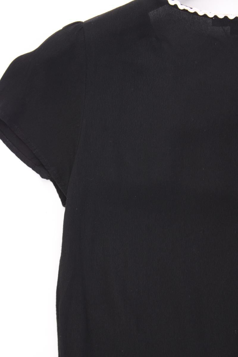 mint & berry Kurzarmbluse Gr. 36 schwarz aus Polyester