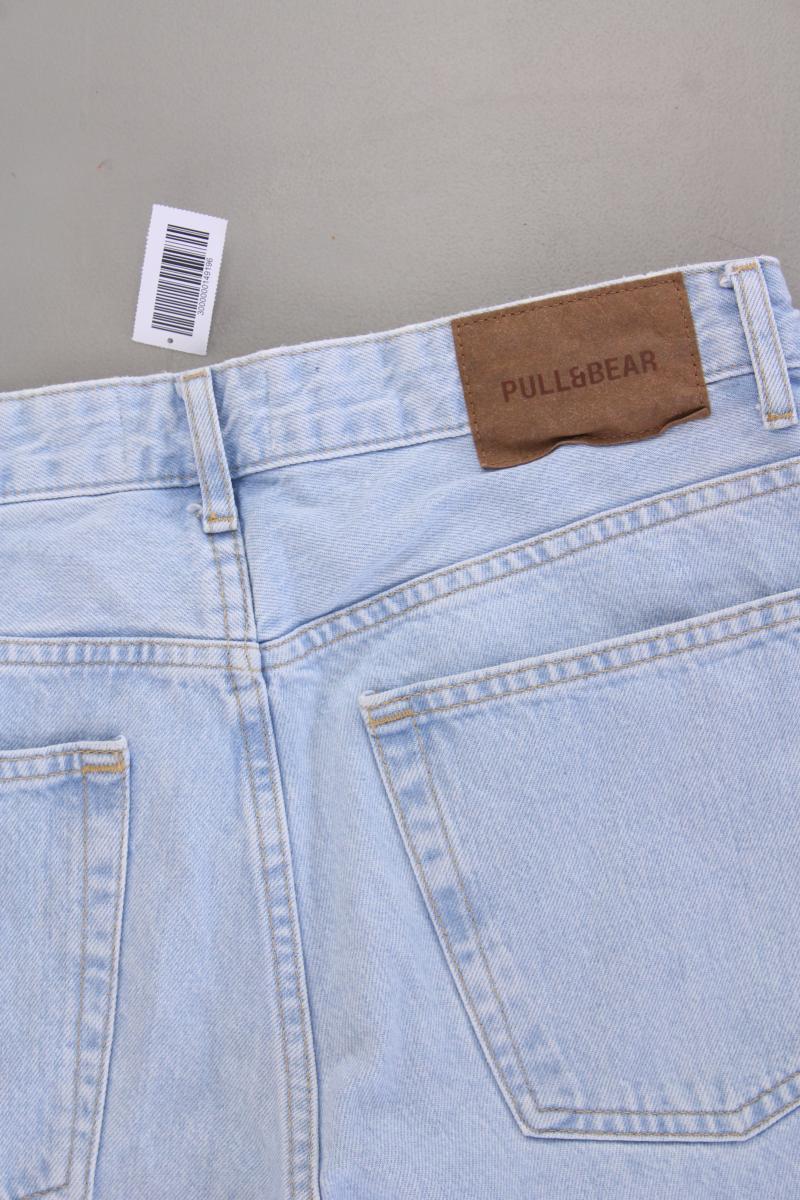 Pull&Bear Straight Jeans Gr. 42 blau aus Baumwolle