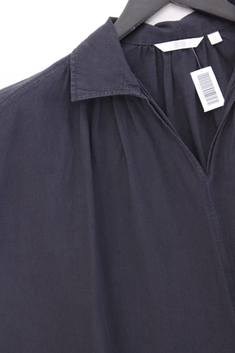 Uniqlo Kurzarmkleid Gr. M grau aus Viskose