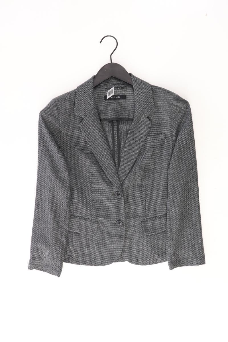 Opus Regular Blazer Gr. 38 kariert grau