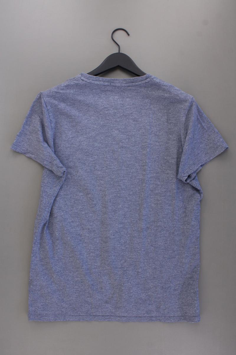 Superdry T-Shirt für Herren Gr. XL Kurzarm blau aus Baumwolle