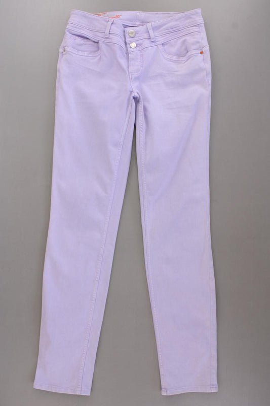 Street One Hose Gr. 36 lila aus Baumwolle