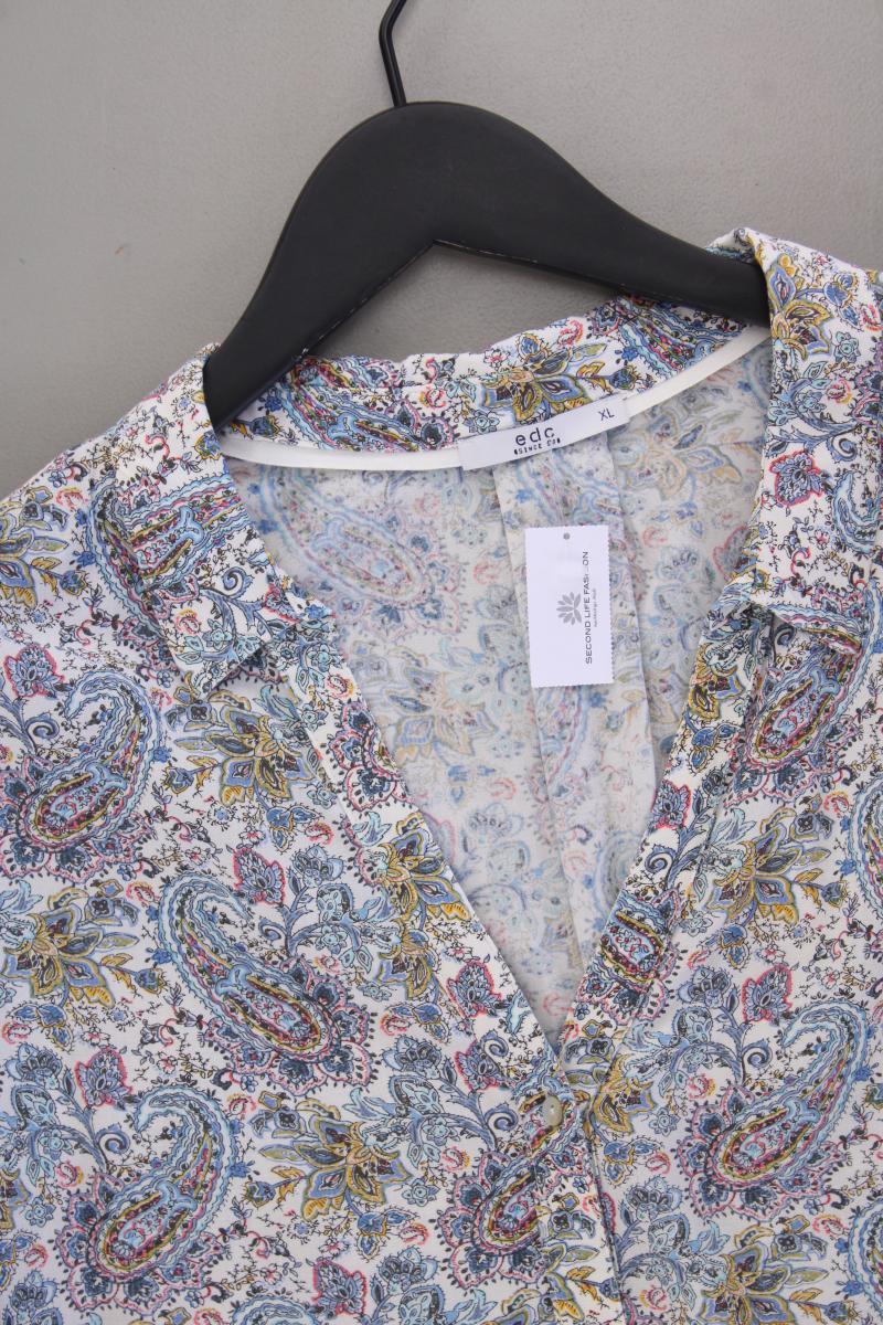 edc by Esprit Langarmbluse Gr. XL mit Paisleymuster mehrfarbig
