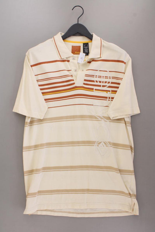 Enyce Poloshirt für Herren Gr. XL Kurzarm creme aus Baumwolle