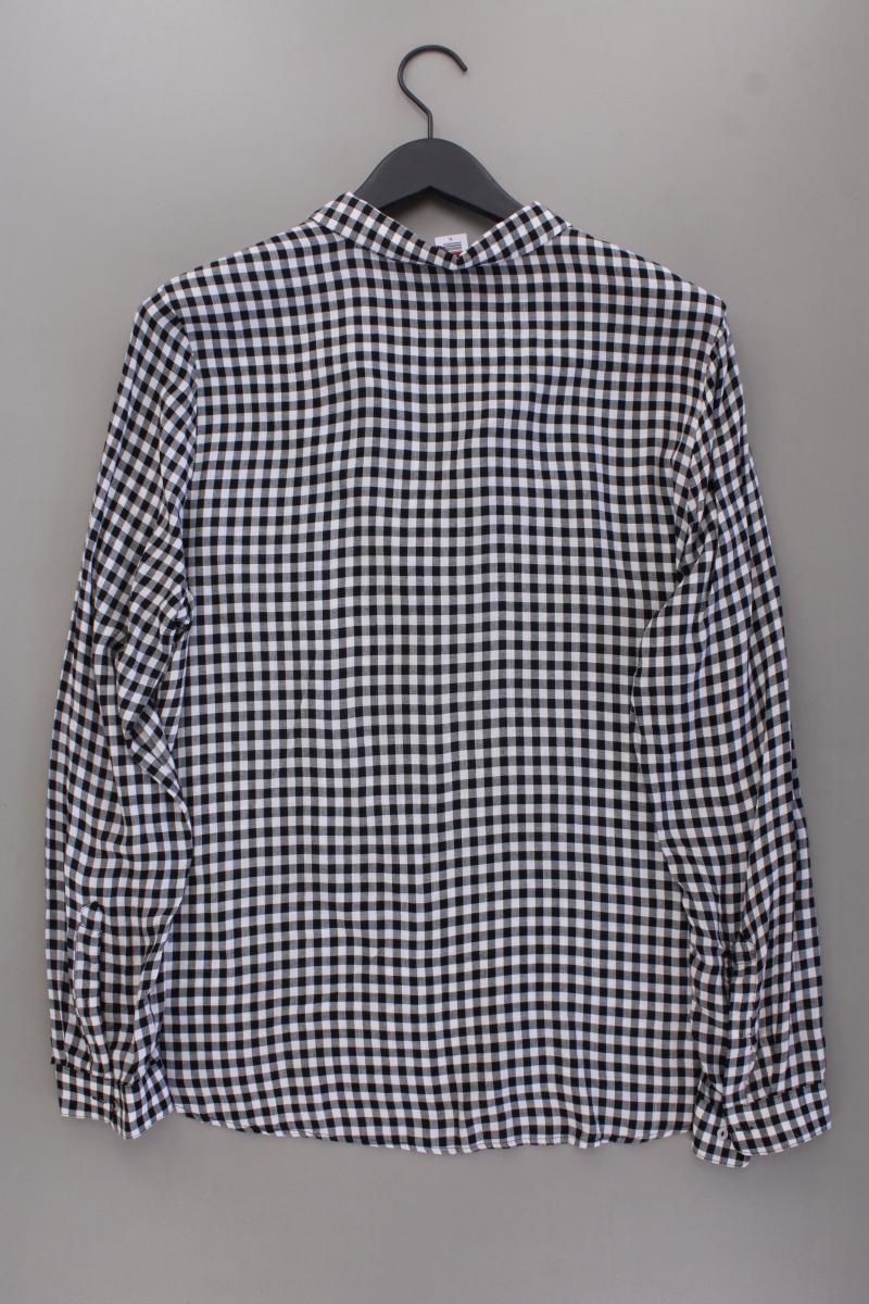 s.Oliver Karobluse Gr. 44 kariert Langarm grau