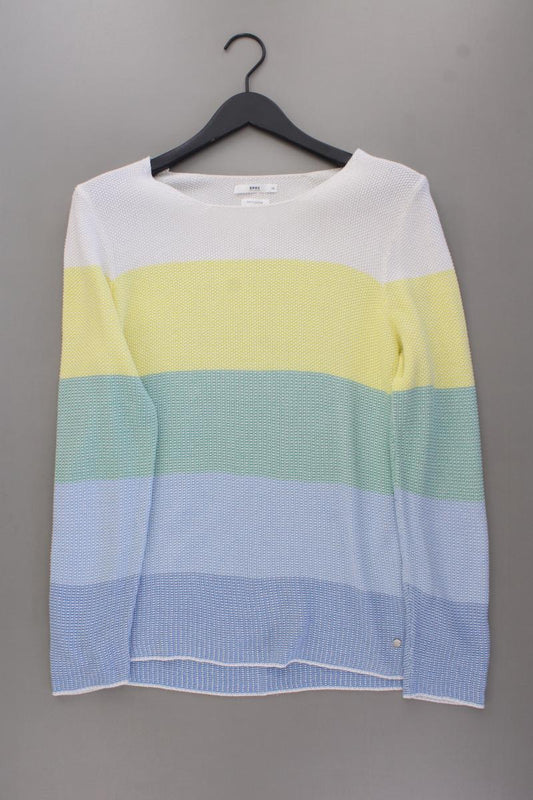 Brax Feinstrickpullover Gr. 42 neuwertig mehrfarbig aus Baumwolle