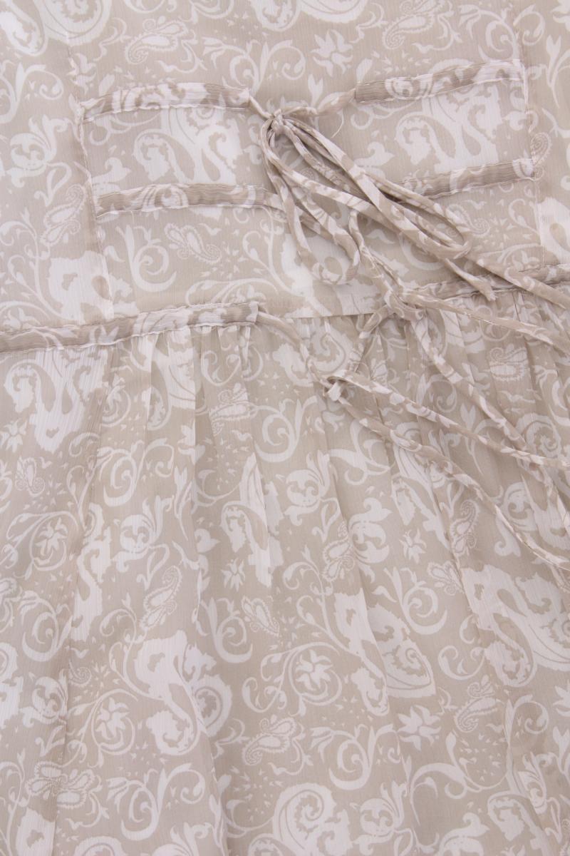 Alba Moda Chiffonkleid Gr. 40 neuwertig Träger creme aus Baumwolle