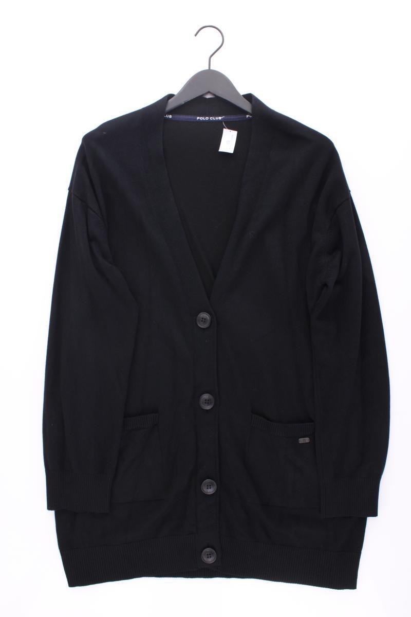 Polo Club Strickjacke Gr. 48 Langarm schwarz