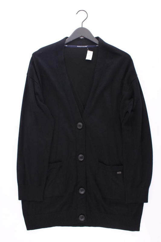 Polo Club Strickjacke Gr. 48 Langarm schwarz