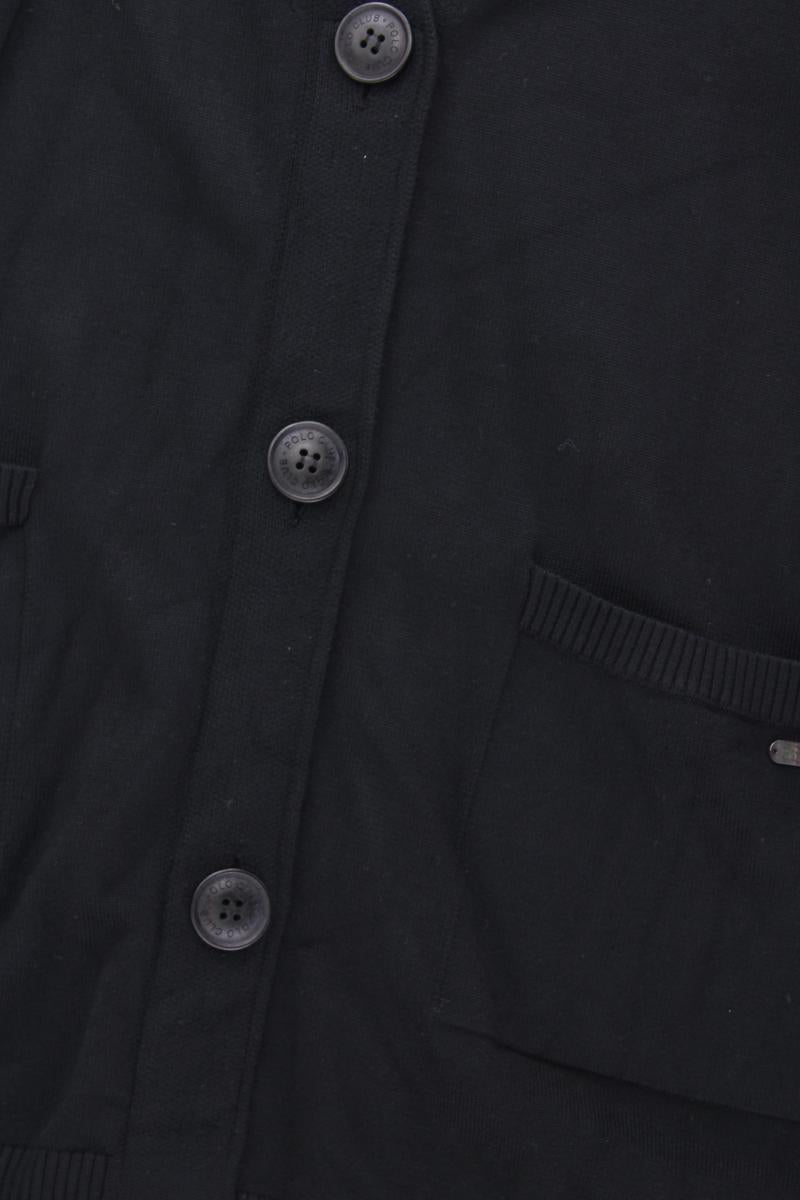 Polo Club Strickjacke Gr. 48 Langarm schwarz
