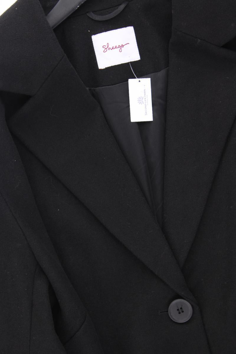 sheego Classic Mantel Gr. 48 schwarz