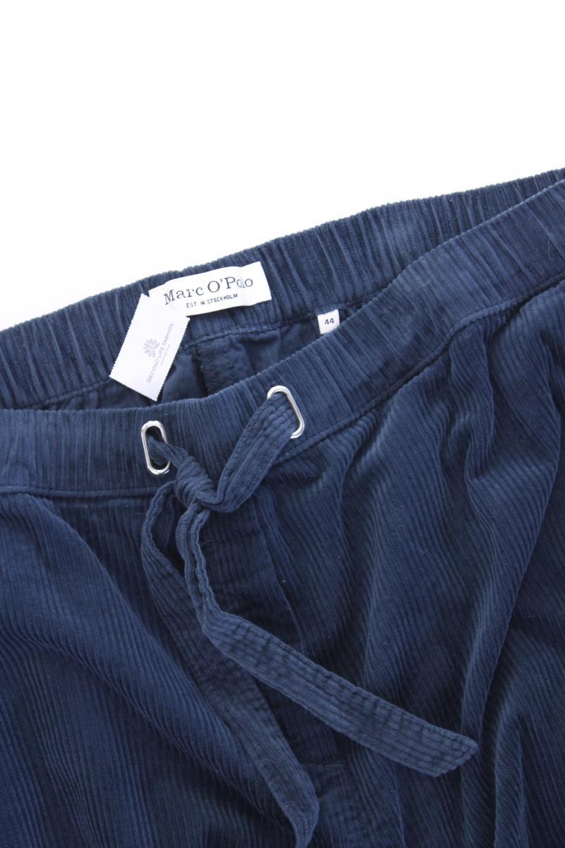 Marc O'Polo Cordhose Gr. 44 blau aus Baumwolle