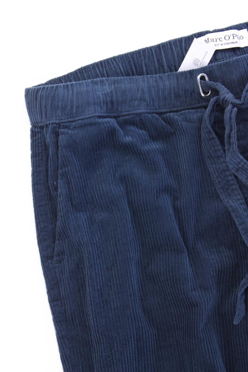 Marc O'Polo Cordhose Gr. 44 blau aus Baumwolle
