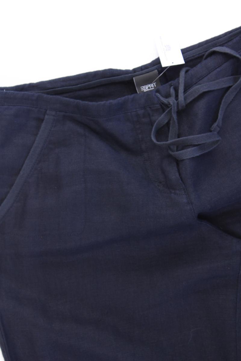 Esprit Collection Leinenhose Gr. 36 blau
