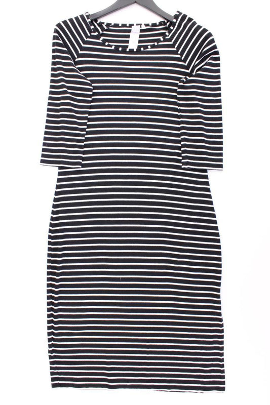 Liberty Stretchkleid Gr. L gestreift 3/4 Ärmel schwarz aus Viskose