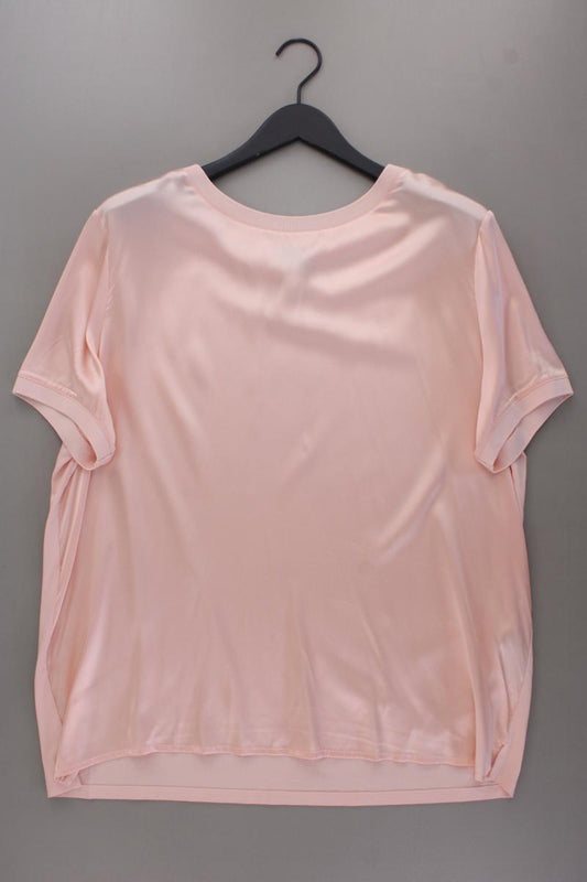 s.Oliver Black Label Bluse mit Seide Gr. 46 Kurzarm rosa