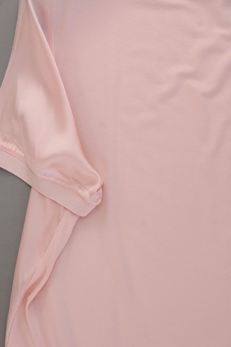 s.Oliver Black Label Bluse mit Seide Gr. 46 Kurzarm rosa