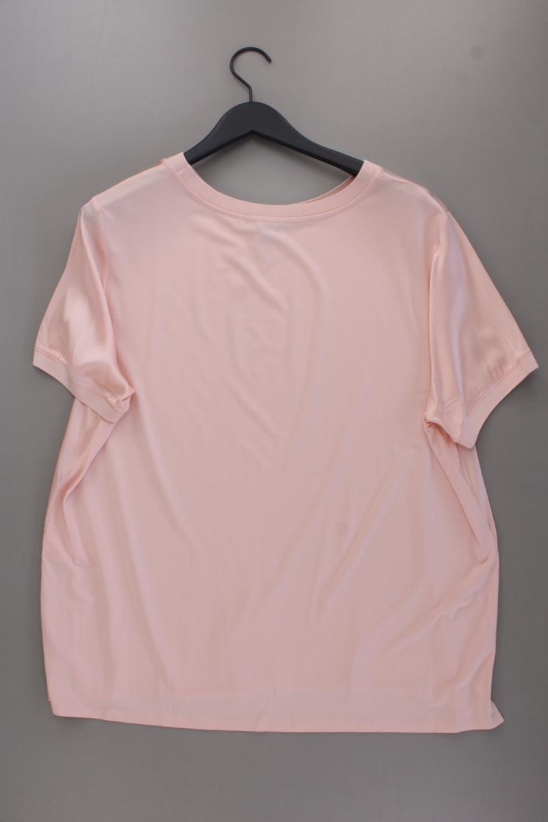 s.Oliver Black Label Bluse mit Seide Gr. 46 Kurzarm rosa
