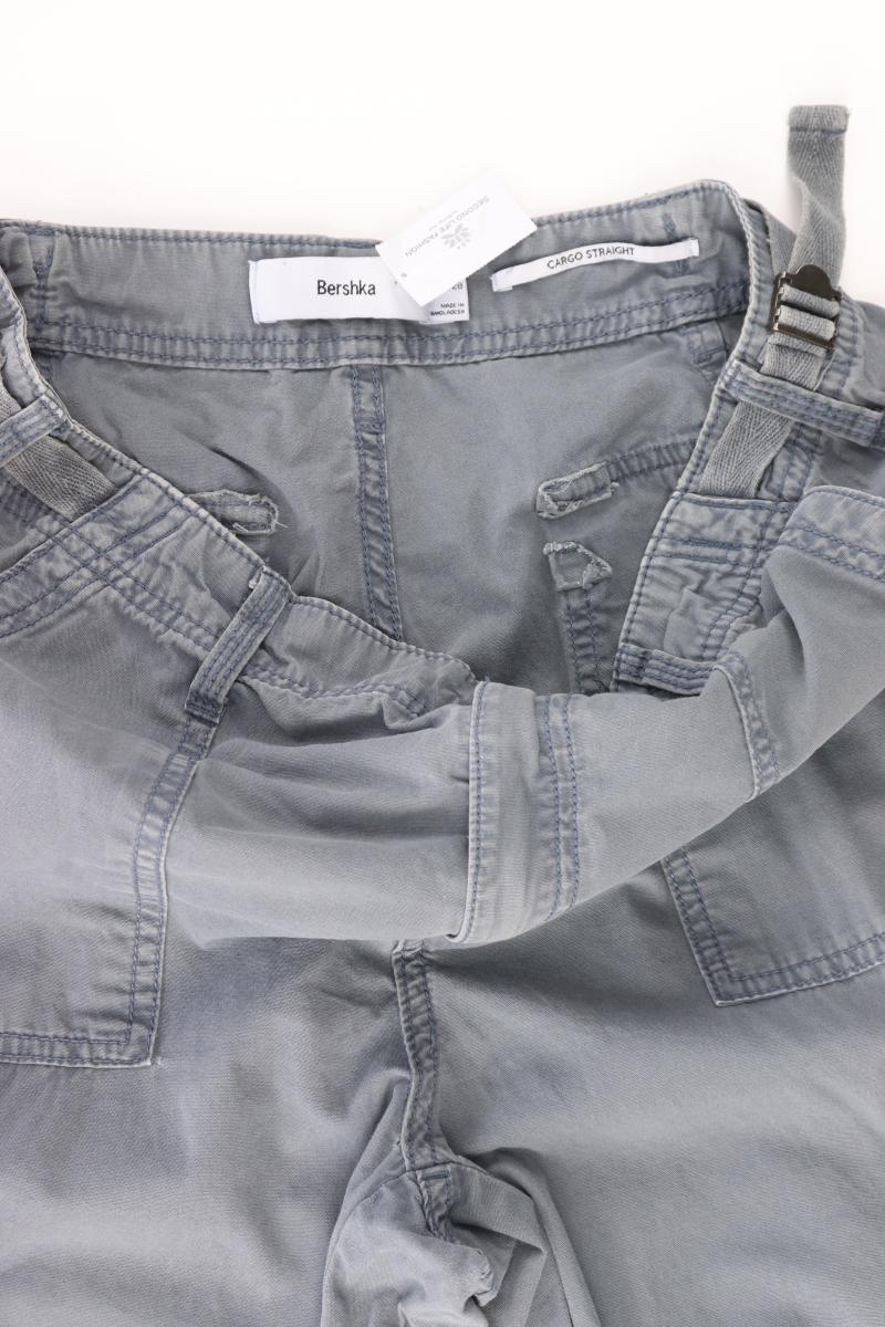Bershka Cargohose Gr. 38 grau