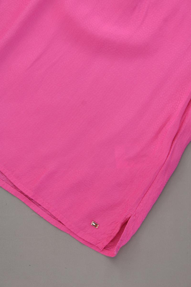 Tommy Hilfiger Kurzarmbluse Gr. 42 neuwertig pink aus Viskose