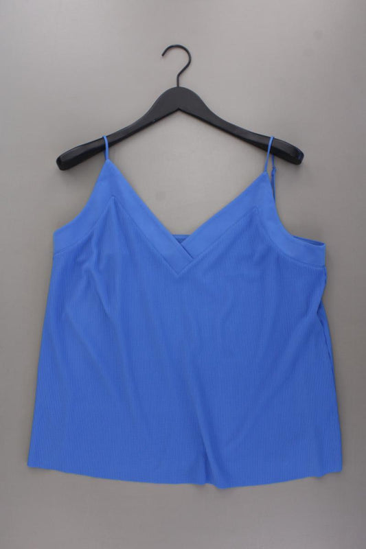 s.Oliver Spaghetti-Top Gr. 46 neuwertig blau aus Polyester