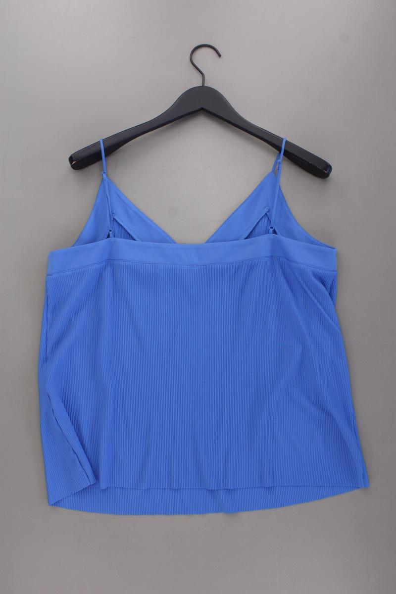 s.Oliver Spaghetti-Top Gr. 46 neuwertig blau aus Polyester